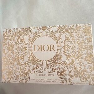 Christian Dior Holiday Blue Velvet cosmetic bag